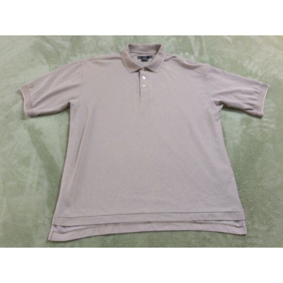 Nike Golf Dri-Fit Gray Short Sleeve Polo Shirt Men XL Ericsson Logo Athletic